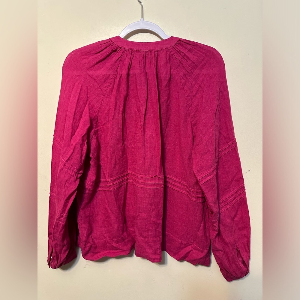 Rails Frances Linen Blend Button-Up Long Sleeve S… - image 5